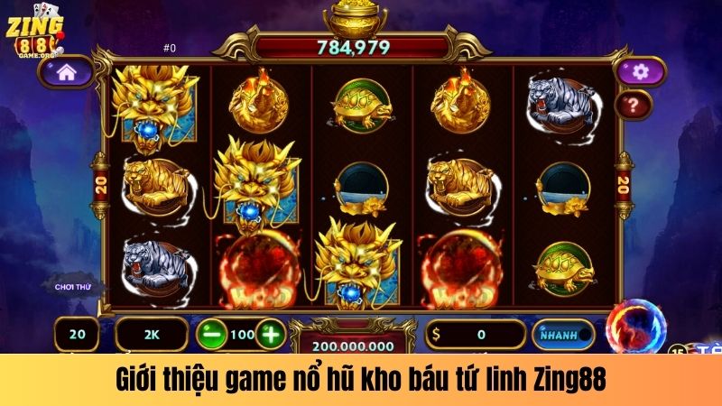 Giới thiệu game nổ hũ kho báu tứ linh Zing88