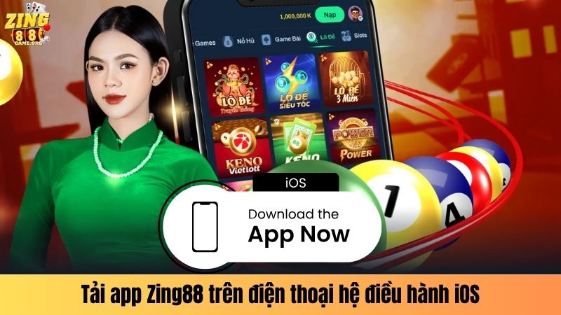 Tải app Zing88 trên điện thoại hệ điều hành iOS