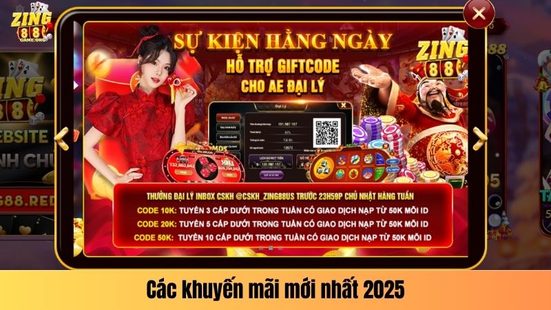 Các khuyến mãi mới nhất 2025